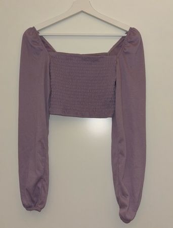 H&M Langärmel Crop Top | Grösse XS