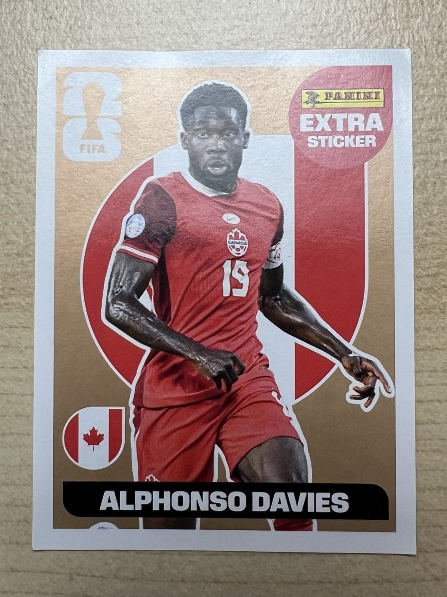 Panini Carte collezionabili: Panini Extra Sticker Alphonso Davies Bronze – Nuovo (secondo la descrizione) da Winterthur venduto da Pirulin