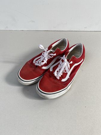Rote Vans Old Skool, Grösse 42, Top Zustand für den Sommer