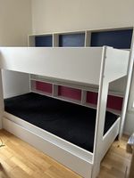 Kinderbett etagenbett mit coolen Ablagen