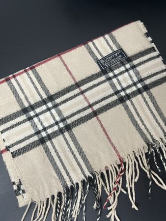 Écharpe Burberry beige à carreaux