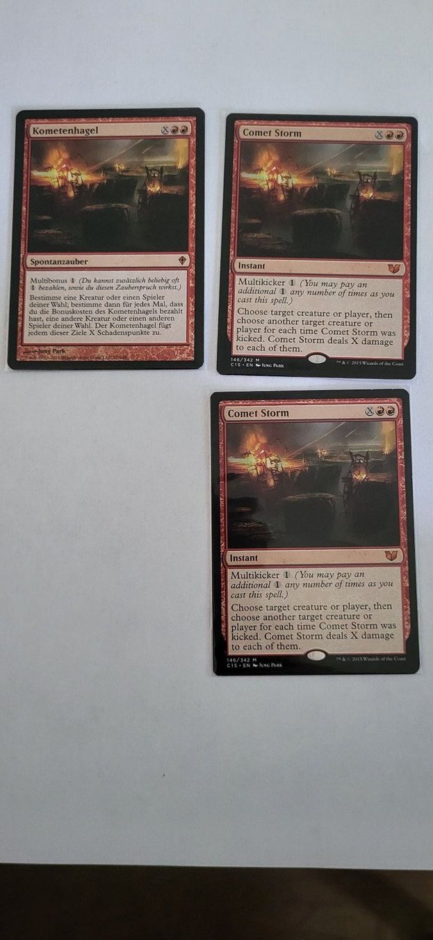 Magic The Gathering Carte collezionabili: MTG – Comet Storm – Usato da Münsingen venduto da Heroism2010