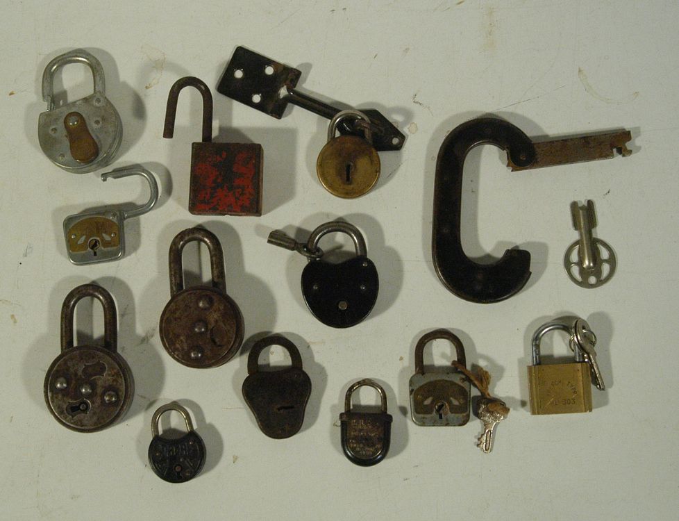 12 Mini Vorhängeschlösser - Gold & Silber Für Gepäck Und Mehr