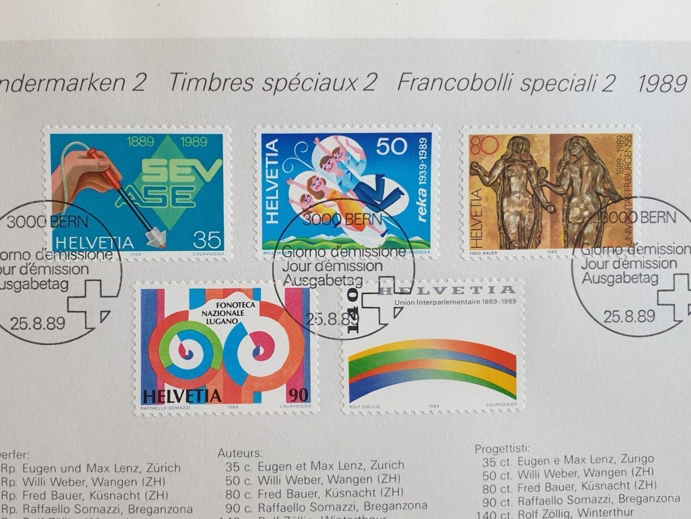 Tutti i francobolli: (143) «Werbemarken II.» – Usato da Schwarzhäusern venduto da Inot3 1