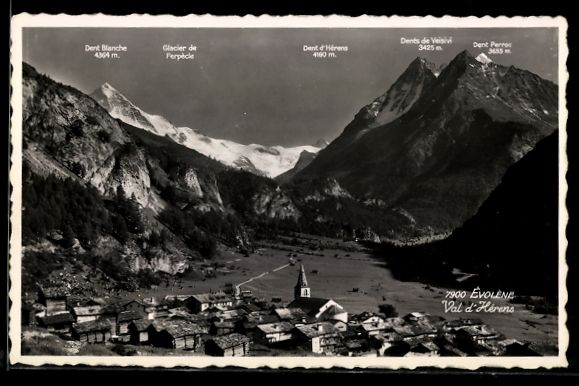 Cartes postales: AK Evolène, Val d`Hérens – D'occasion à Berlin par bartko-reher