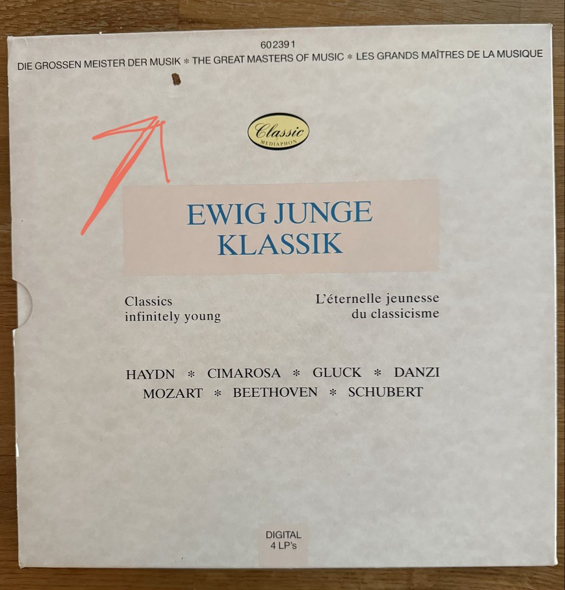 Dischi in vinile: Ewig Junge Klassik - 4 Langspielplatten – Usato da Goldach venduto da Messerguru 2