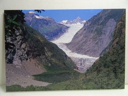 Postkarte Fox Gletscher Neuseeland Gletscherfluss 12 x 18 cm
