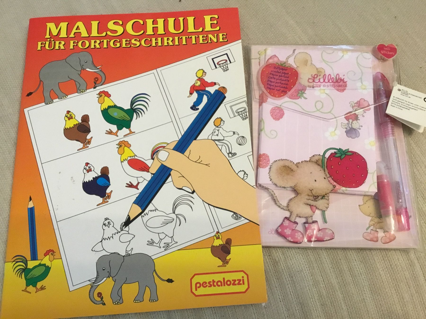 Nici Blocchi: Briefpapier Nici Lillebi, Malschule – Nuovo (secondo la descrizione) da Diessenhofen venduto da quinto9