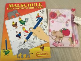 Briefpapier Nici Lillebi, Malschule