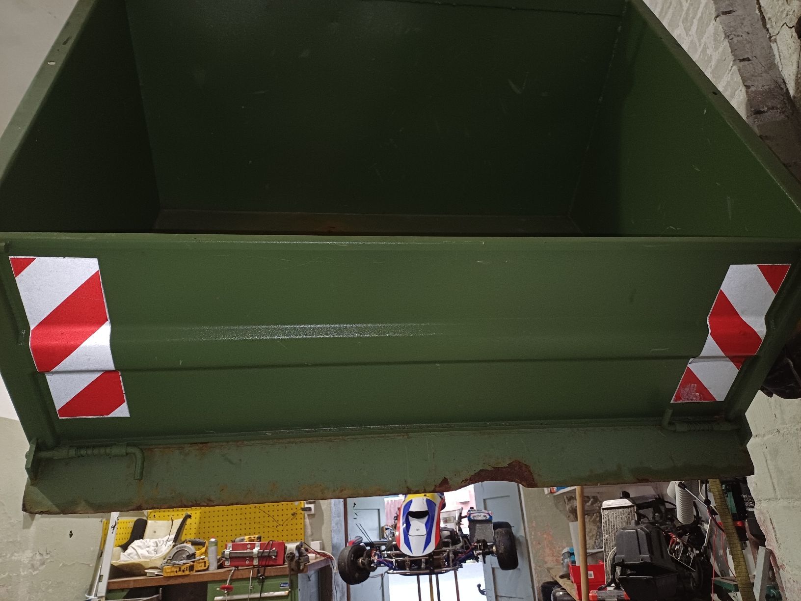 Accessoires tracteur, véhicule agricole: Heckschaufel Heckcontainer 120cm Kat 1 – D'occasion à Tobel par Schlufi501 1