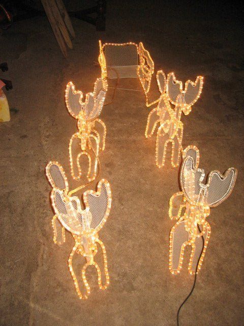 Ghirlande e barre luminose: Rentier Schlitten Lichterkette – Usato da Winterthur venduto da pf02 2