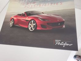Ferrari Portofino Prospekt Farbig Buch Bilder Grossformatig