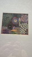 Friedensreich Hundertwasser Bild Die Macht des Löwen gerahmt