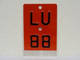 LU 88 VELONUMMER - FAHRRADSCHILD