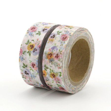 Sticker: Washi Tape farbiger Blumenstrauss gemalen – Nuovo e nell'imballaggio originale da Löhningen venduto da Fourbi18 1