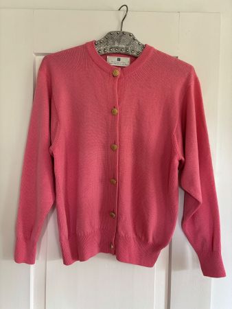 Ballantyne Strickjacke rosa Wolle Grösse 40