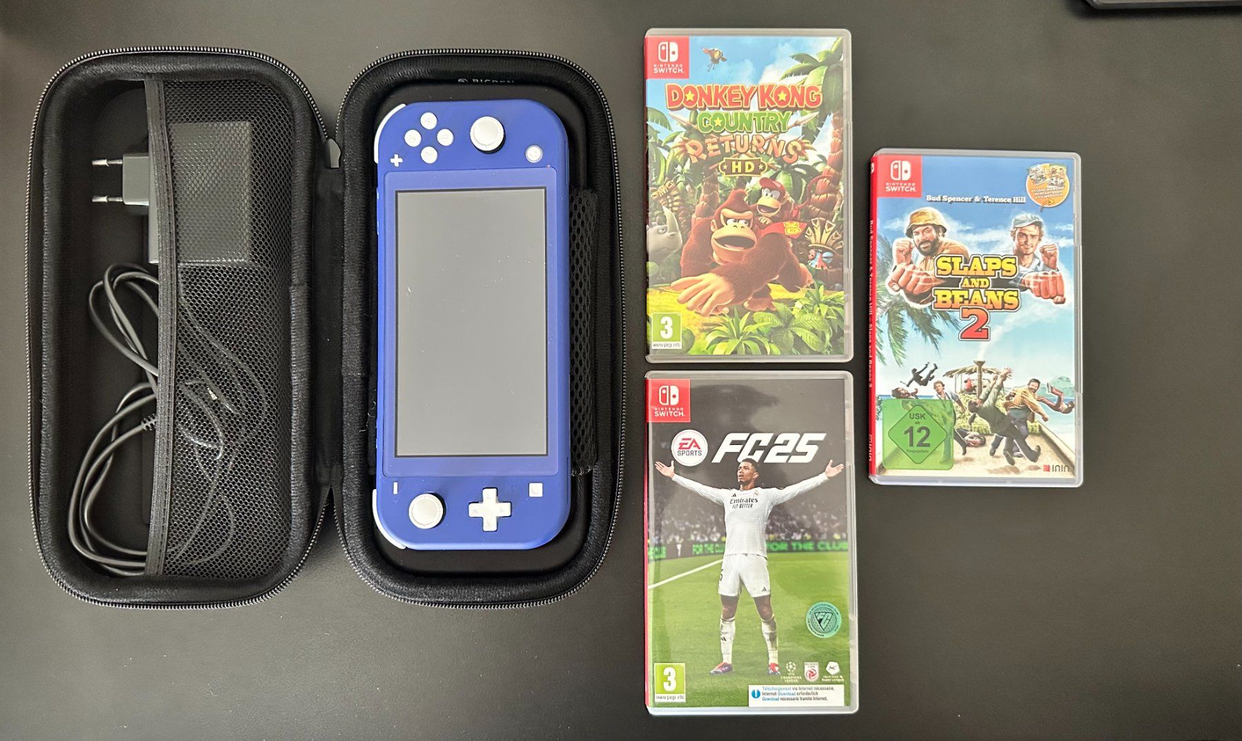 Nintendo Console: Nintendo Switch Lite Blu + Custodia + 3 giochi – Usato da Viganello venduto da md__2rd2