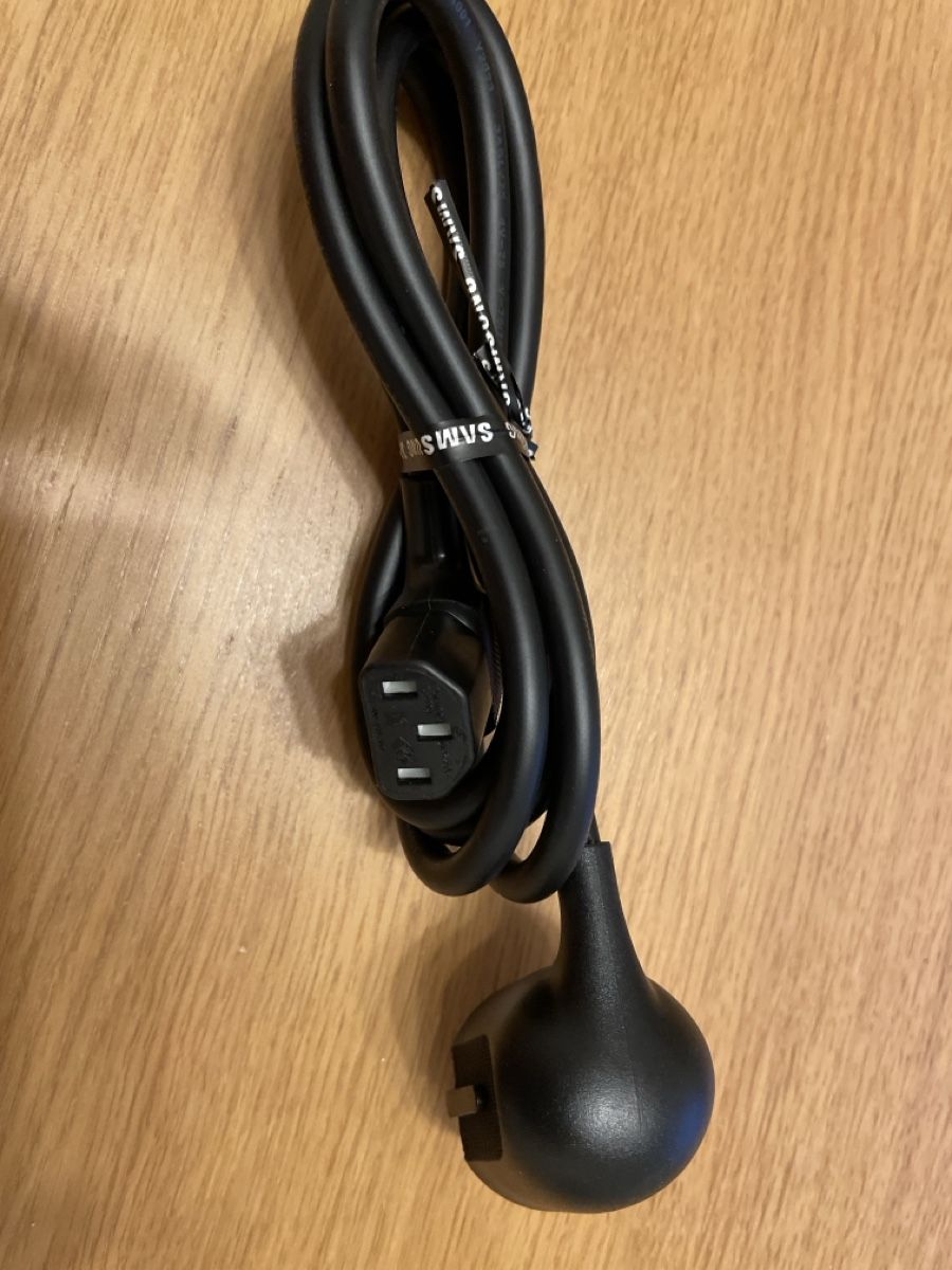 Samsung Cavi: Samsung Netzkabel Stromkabel Stecker Strom Anschlusskabel – Nuovo (secondo la descrizione) da Zürich venduto da spo_zxm7 2