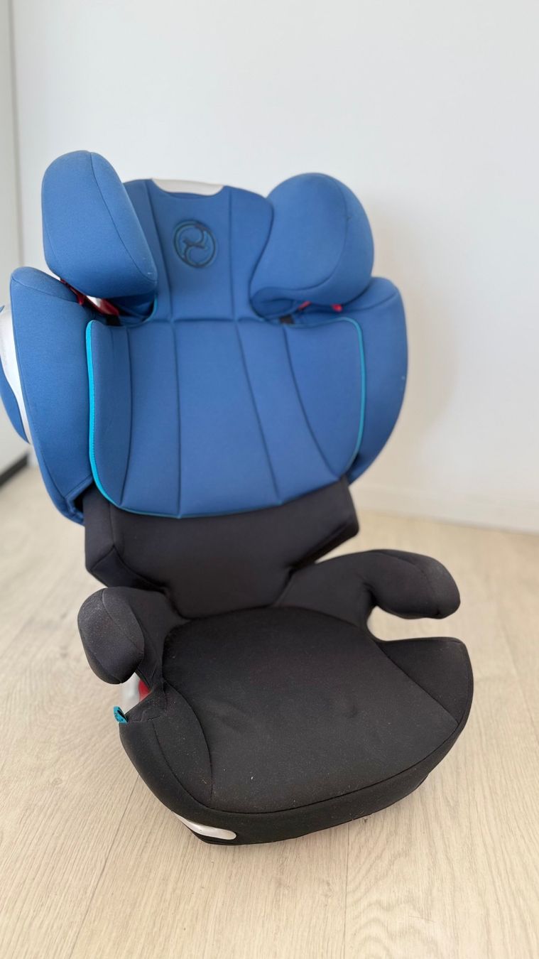 Cybex Sièges auto: Cybex Solution S-Fix Kindersitz blau guter Zustand – D'occasion à Zuchwil par managex