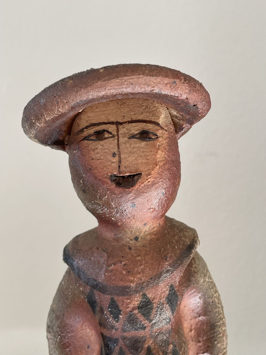 Sculture & Statue: Michèle Raymond Midcentury grès figure 1970s – Usato da Basel venduto da Amechan. 2