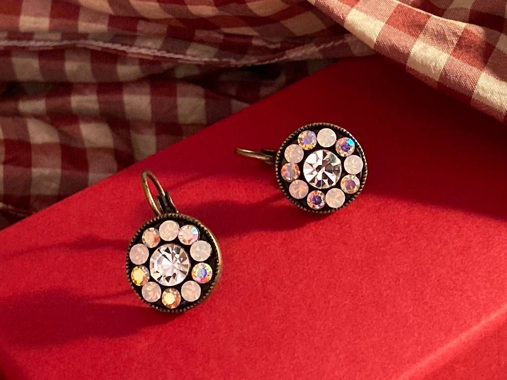 Orecchini pendenti & Orecchini a lobo: Ohrringe mit Strass-Steinen – Usato da St. Gallen venduto da jbr_q7tx