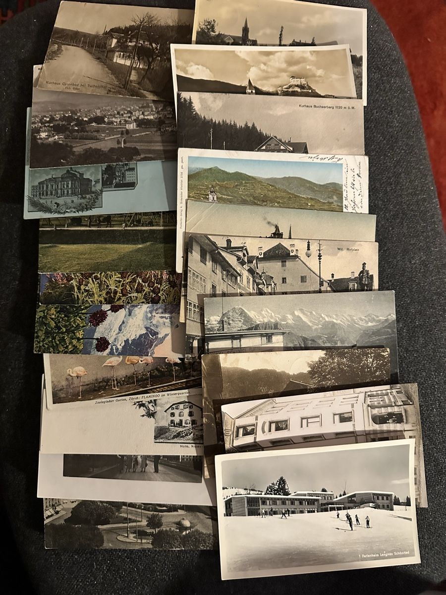 Cartoline postali: Über 50 AK, alle Kleinformat – Usato da Wettingen venduto da OttoNeuerName