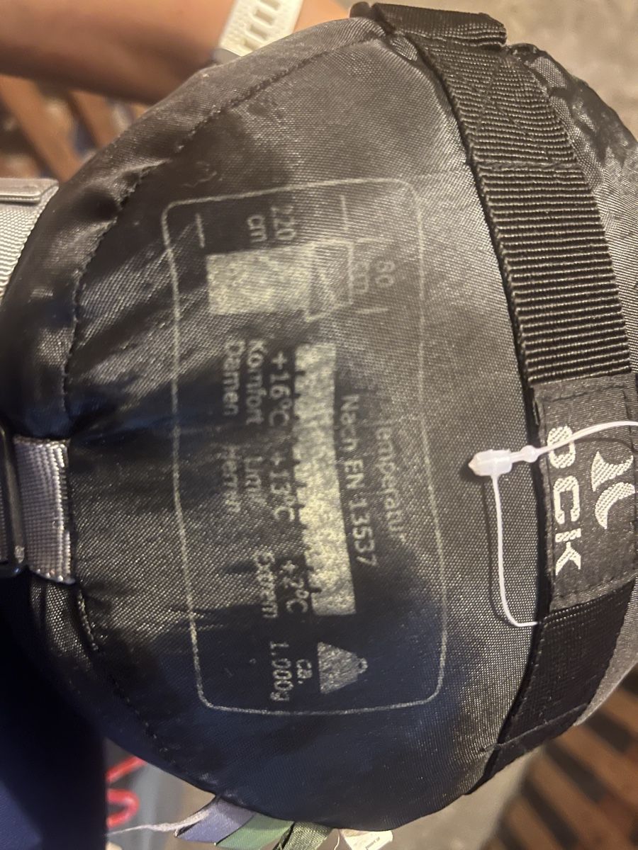 Sacchi a pelo: OCK Schlafsack Pro schwarz 220cm – Usato da Zürich venduto da ste_c9xy 1