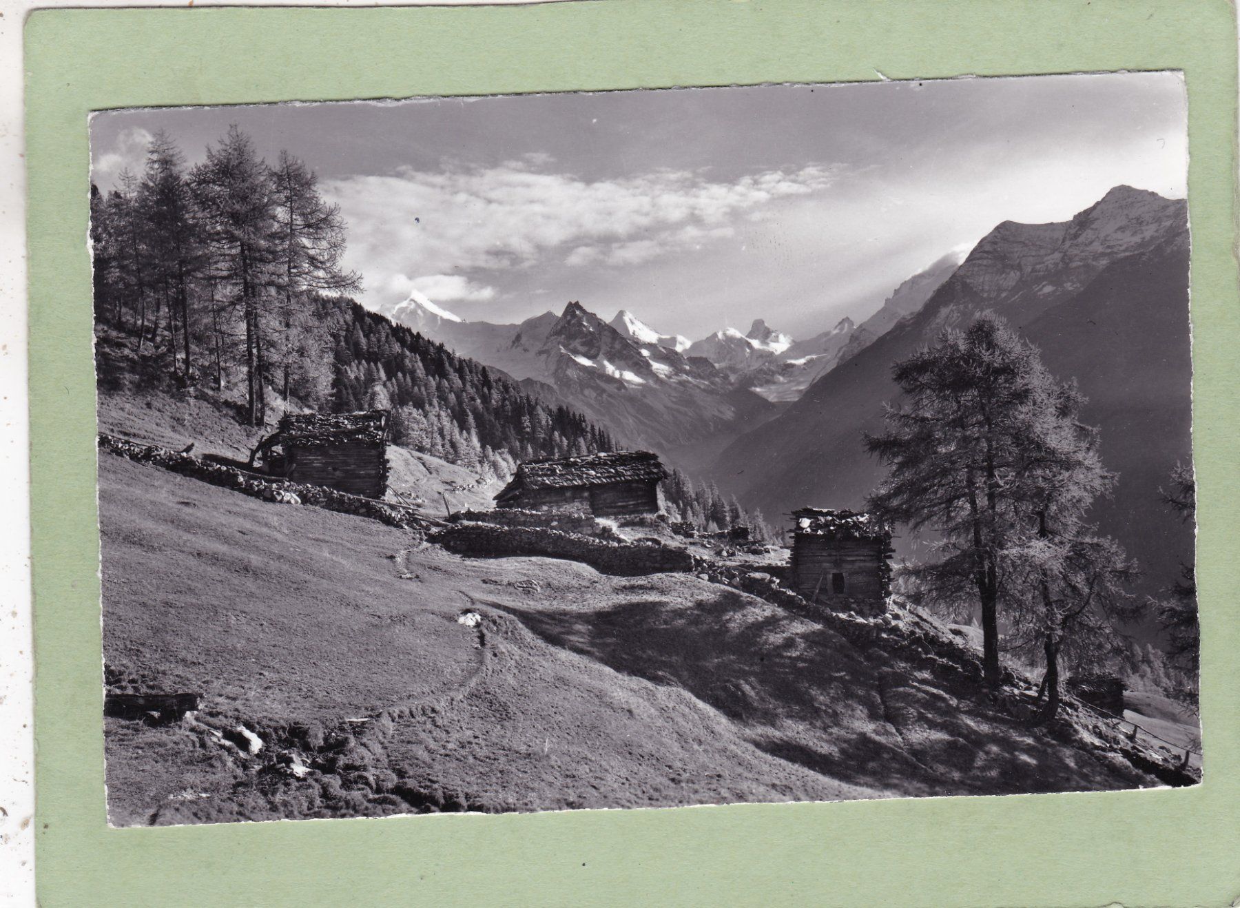Cartoline postali: Les Moyes s. St. Luc et Ayer 1968 – Usato da Herisau venduto da Lisegrat2008