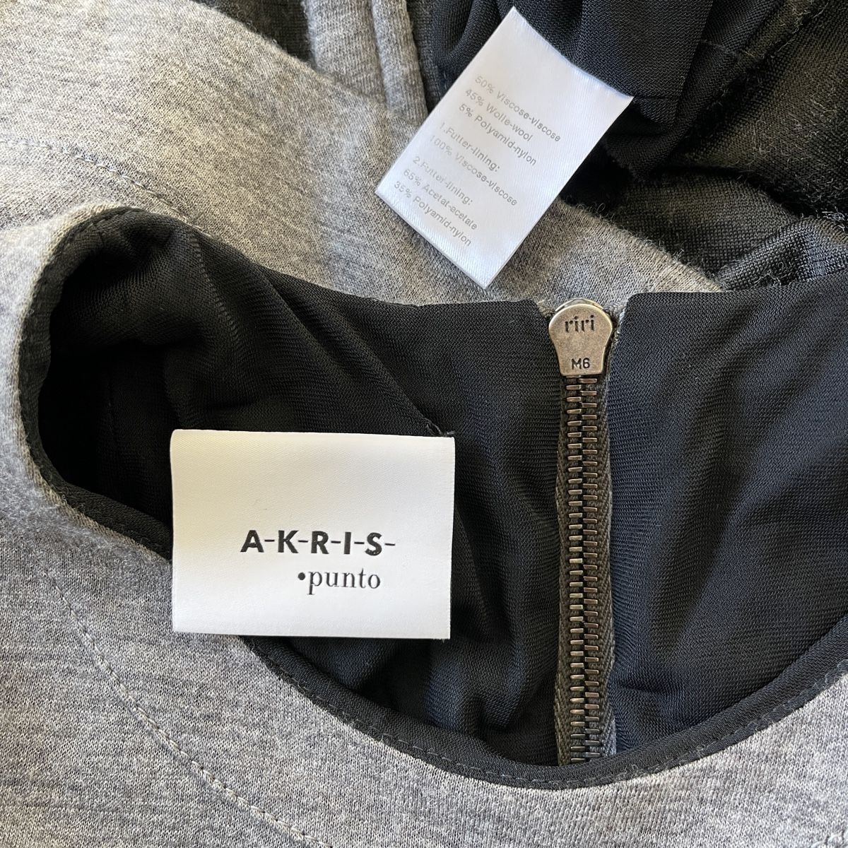Akris Vestiti: AKRIS Gray Wool/Viscose Dress – Nuovo (secondo la descrizione) da Emmen venduto da Avviivva_Com2023 5