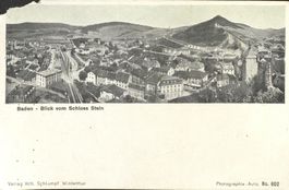 Baden - Blick vom Schloss Stein