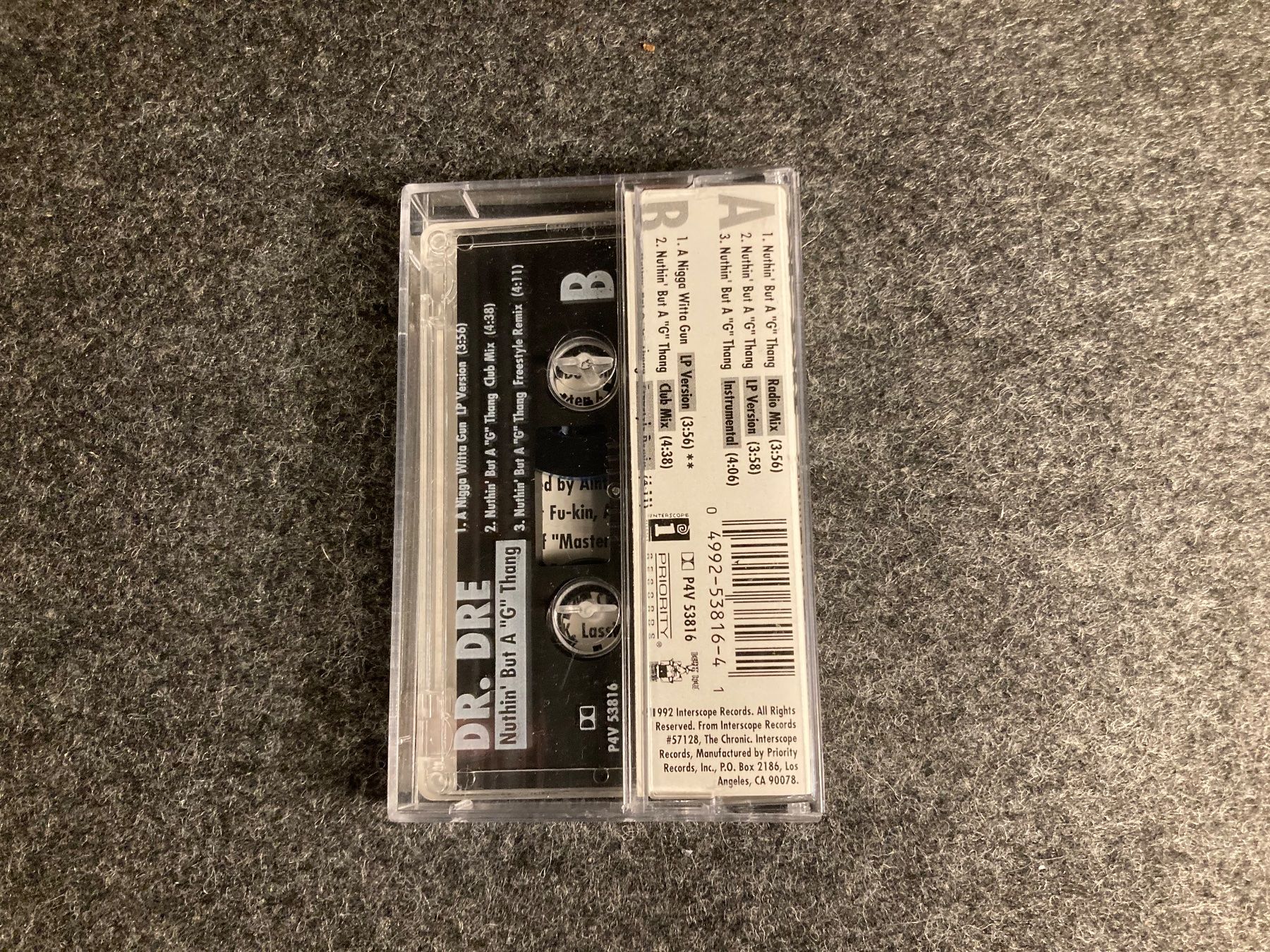 Musicassette: Dr. Dre - Nuthin' But A "G" Thang (MC) – Usato da Fribourg venduto da Karushi 2