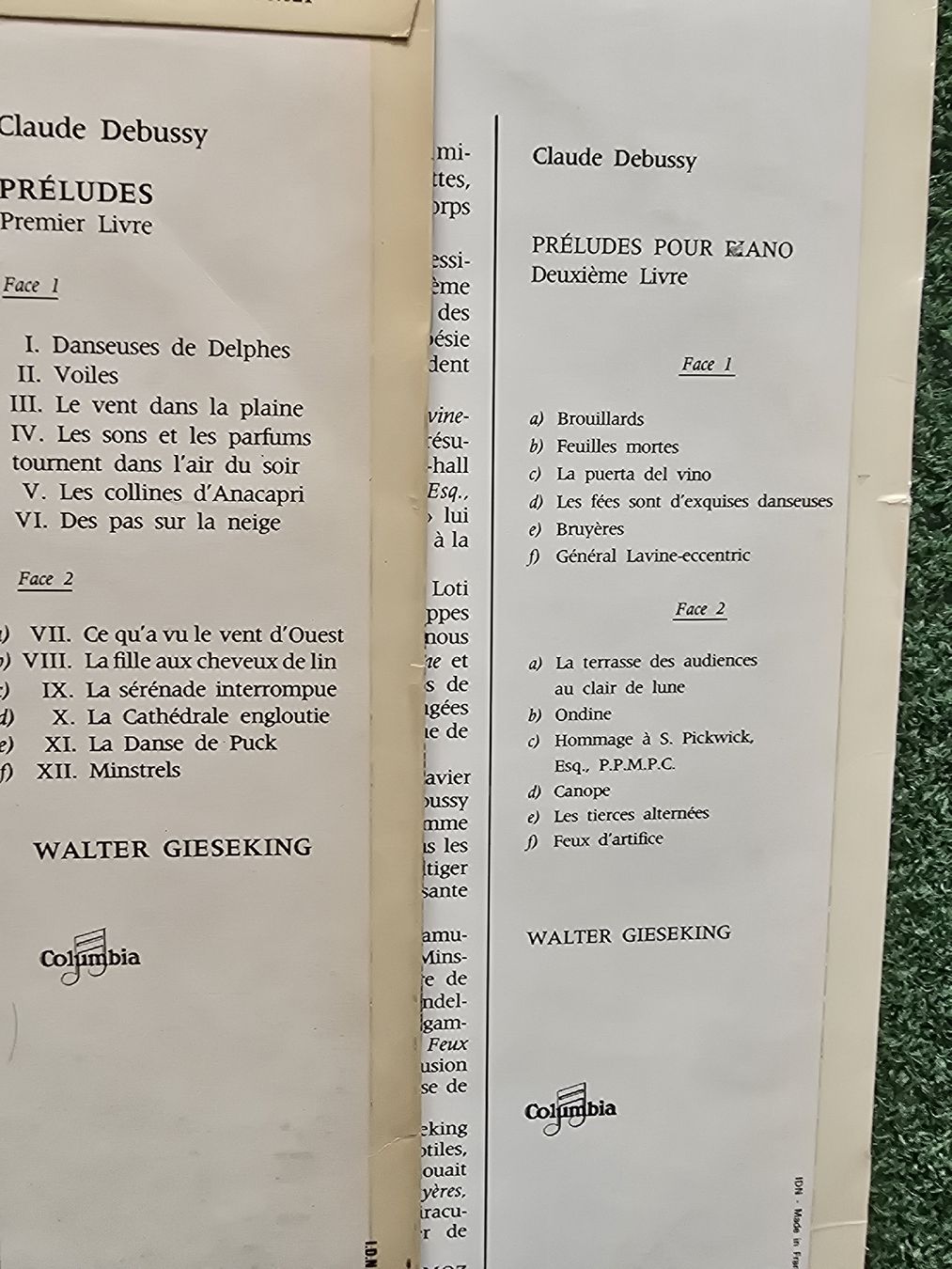 Dischi in vinile: 4 Debussy Platten  – Usato da Hedingen venduto da mickway 1