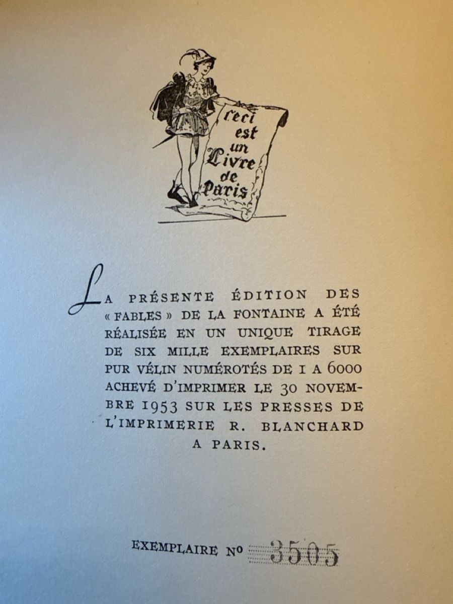Libri: Fables complètes de LA FONTAINE Illustrations de DA – Usato da Schmitten FR venduto da Hohezelg 2