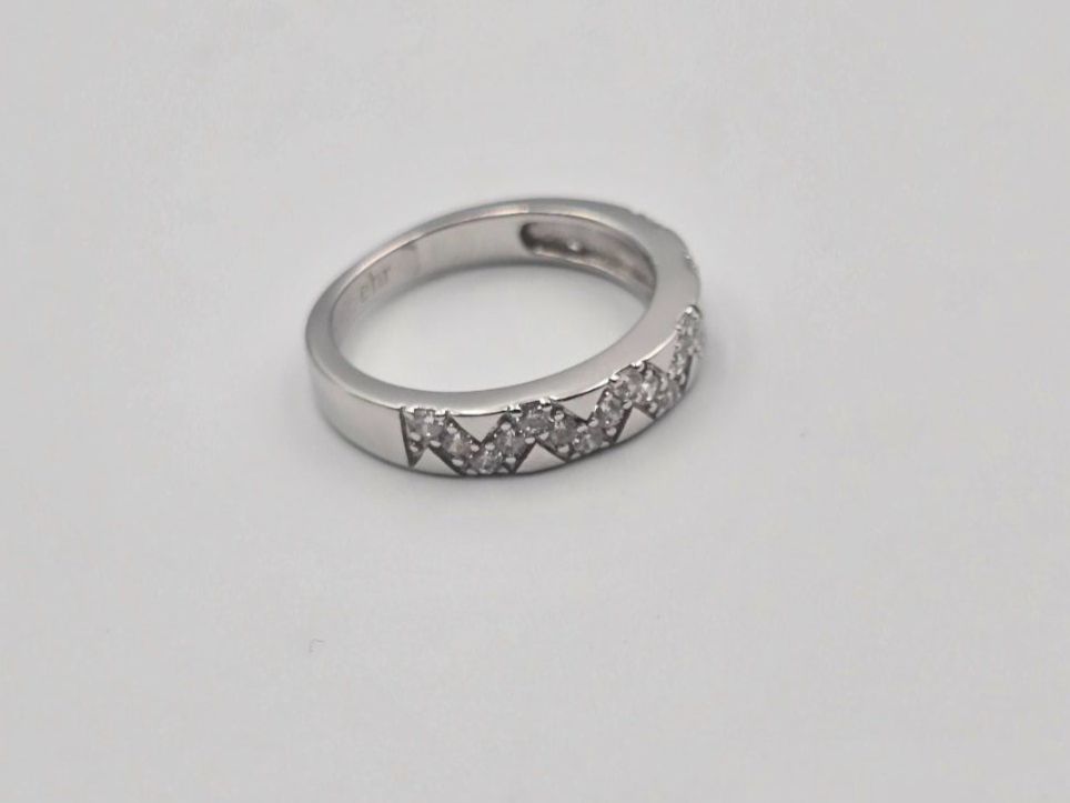 Anelli: Ring Silber 925 Zirkonia Gr. 52 – Nuovo e nell'imballaggio originale da Zug venduto da gold.schmuck 2