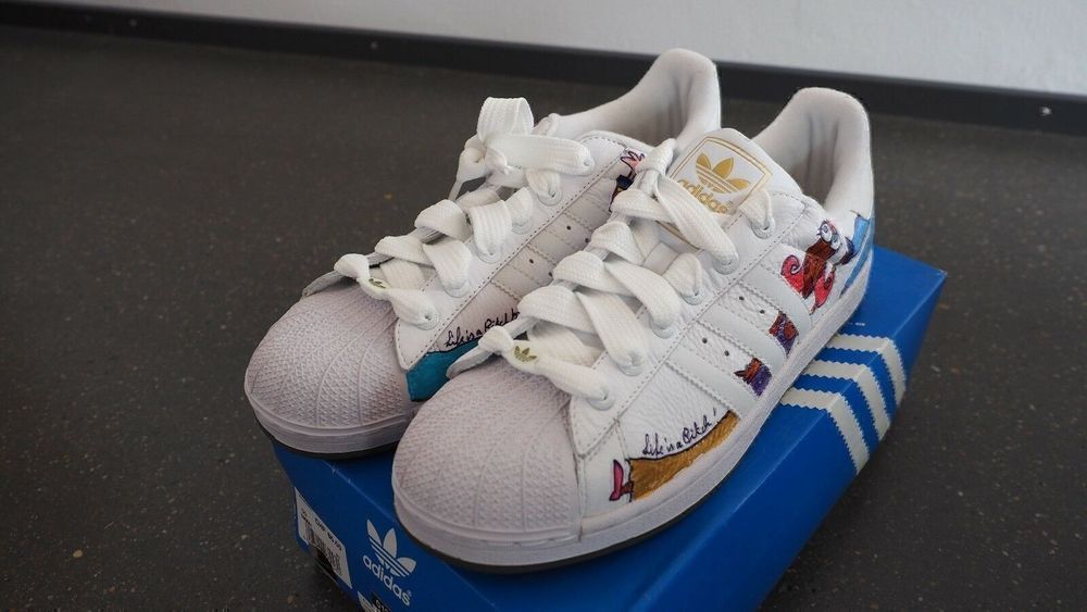 Custom adidas cheap superstar ii