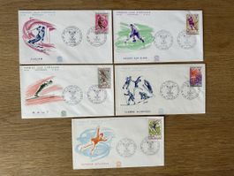 Frankreich - 1968 FDC Olympische Winterspiele 