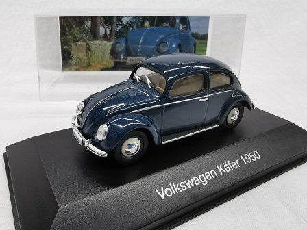 Volkswagen Modellini d'auto: VW Käfer "Bretzelkäfer" 1946-1953 dunkelblau           1:43 – Nuovo e nell'imballaggio originale da Gerlafingen venduto da espero88 3