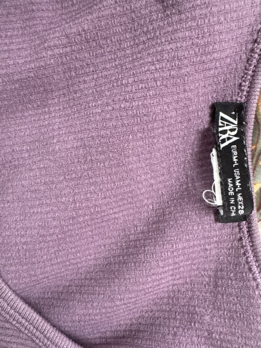 Zara Tops: Zara Rippstrick Oberteil Lila Gr. M-L – Neu (gemäss Beschreibung) aus Gächlingen von anjuli_123 2