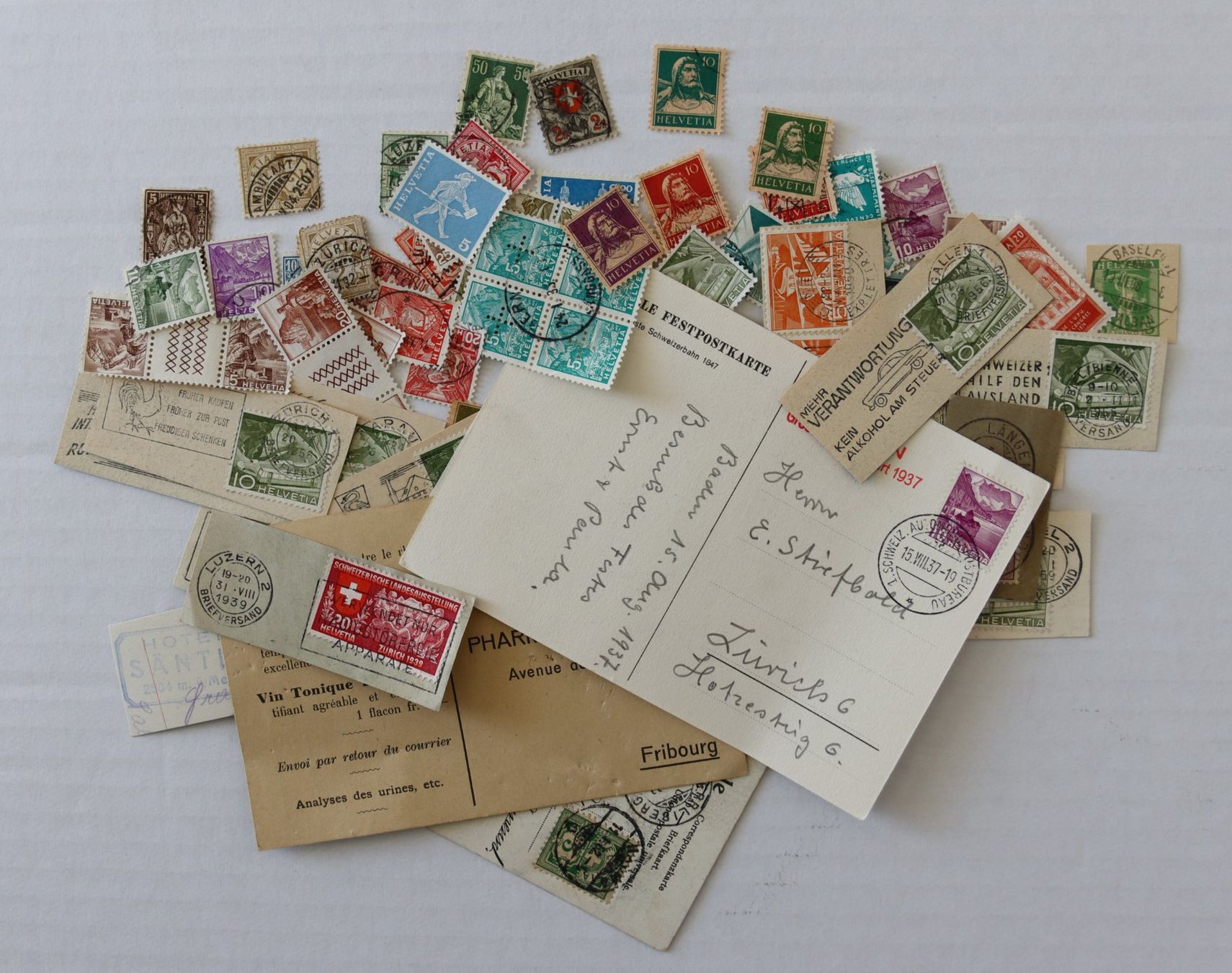 Alle Briefmarken: Briefmarken CH altere – Gebraucht aus Oberentfelden von lakipul 4