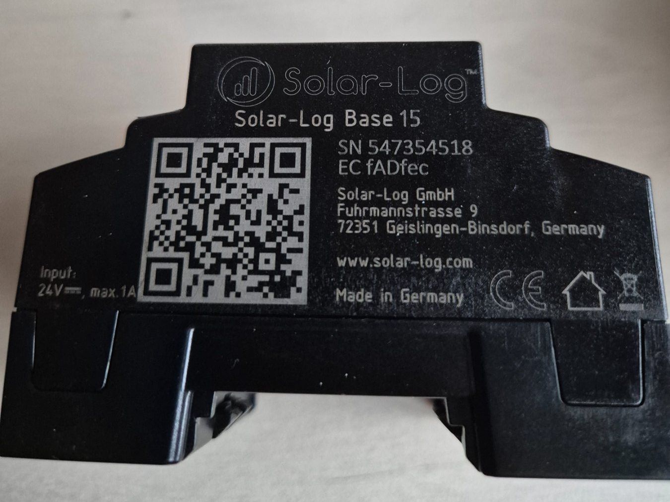 Misurare: Datenlogger Solar-Log Base 15 gebraucht funktionsfähig – Usato da Biberist venduto da HKleeb 1