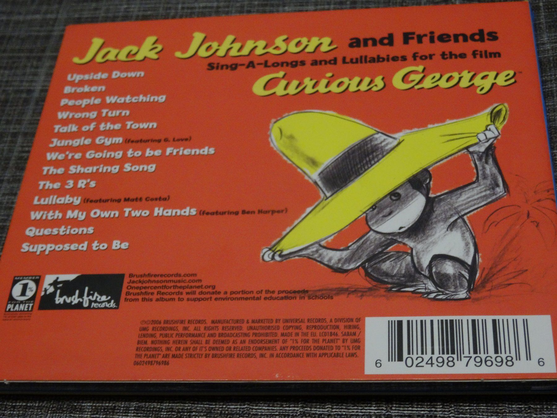 CD: Jack Johnson and Friends - Curious George CD – Usato da Olten venduto da Disc-Ausverkauf 1
