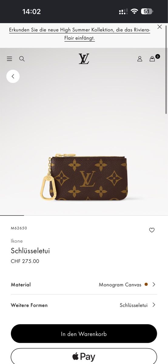 Louis Vuitton Portefeuilles: Ab1 fr, Louis Vuitton Key pouch – D'occasion à Widnau par Pukpan_99 7