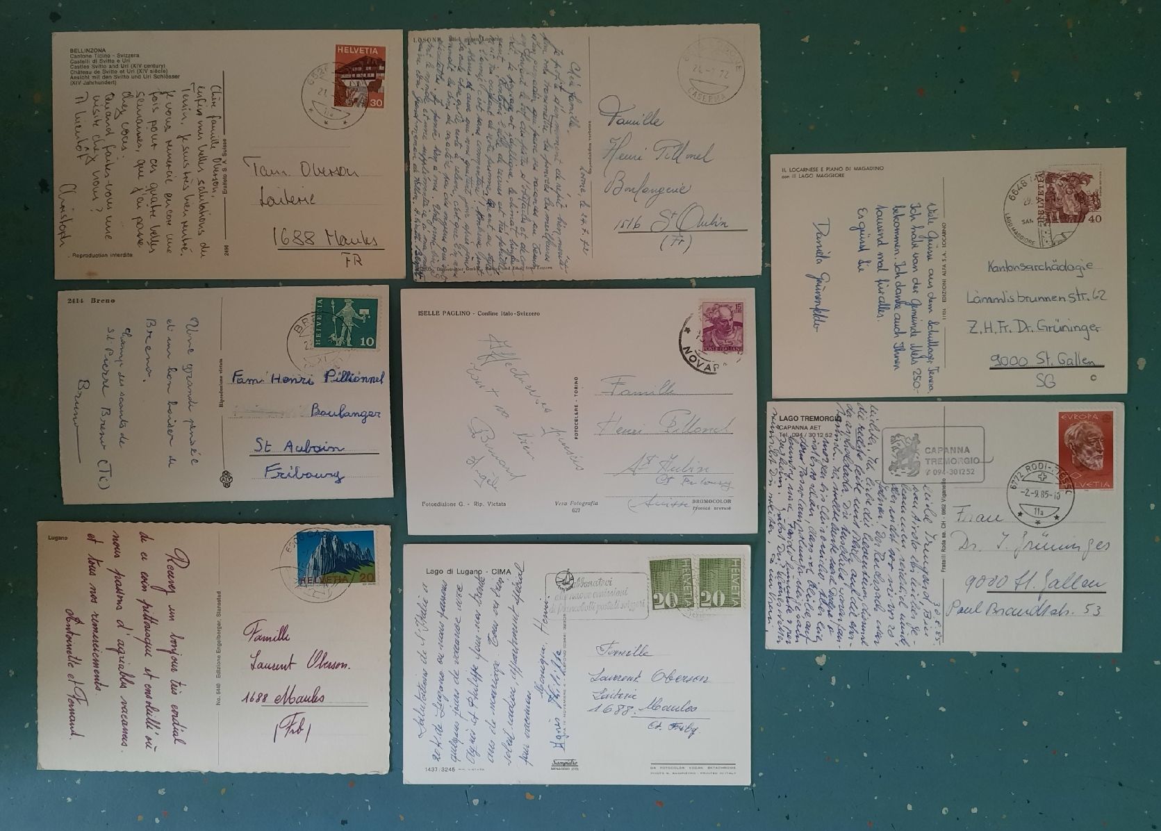 Cartoline postali: Ansichtskarten Tessin - Los I, 8 Stück – Usato da Marly venduto da neu-adlerauge65 1