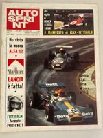 vintage italian magazine AUTOSPRINT N° 35 28 agosto1972