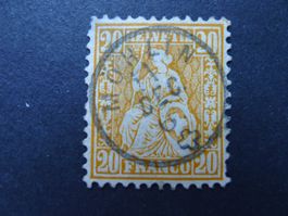 1863 Nr. 32 mit Vollstempel von MÖHLIN