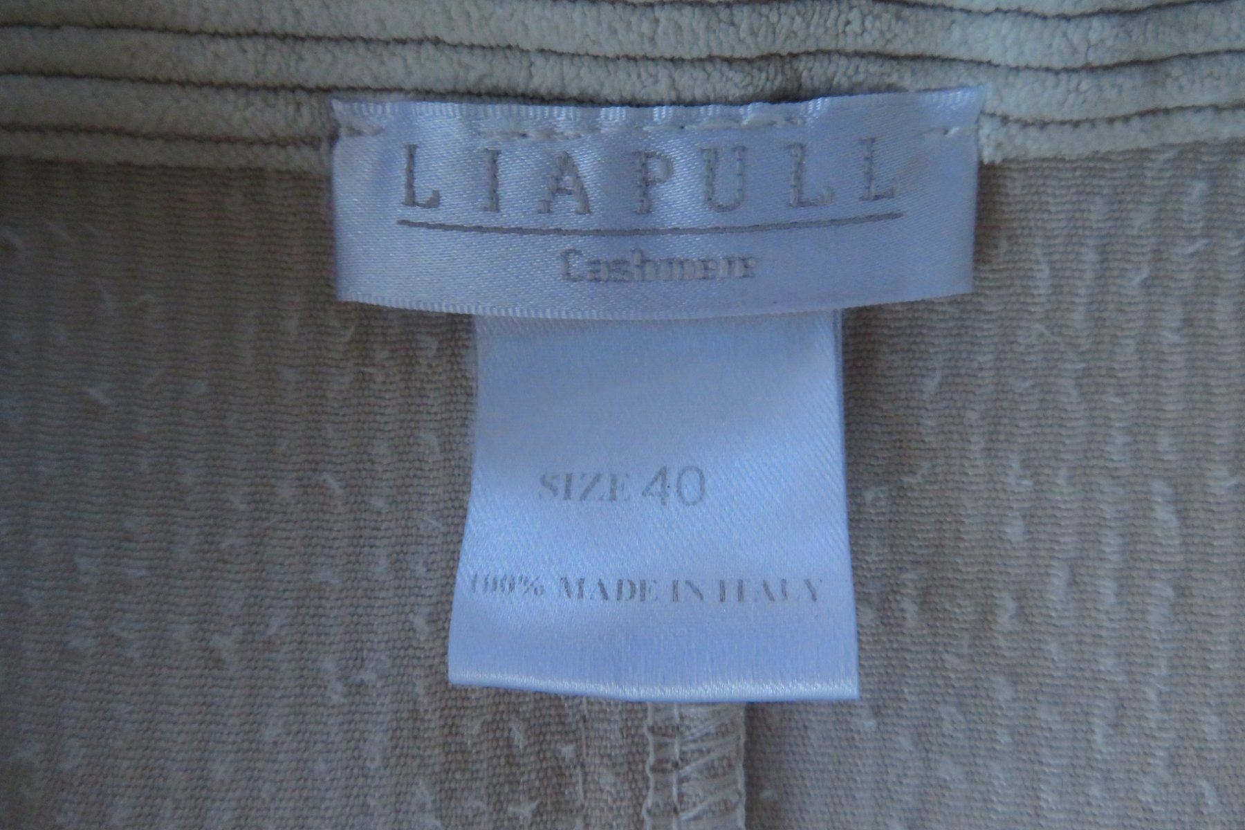 Jacken: LIAPULL Designerblazer Baumwolle Grösse 36/ital.40 – Neu (gemäss Beschreibung) aus Wil ZH von Tamagy 2