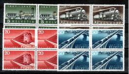 1947 - 100 Jahre schweiz. Eisenbahn postfrisch SBK 64.--