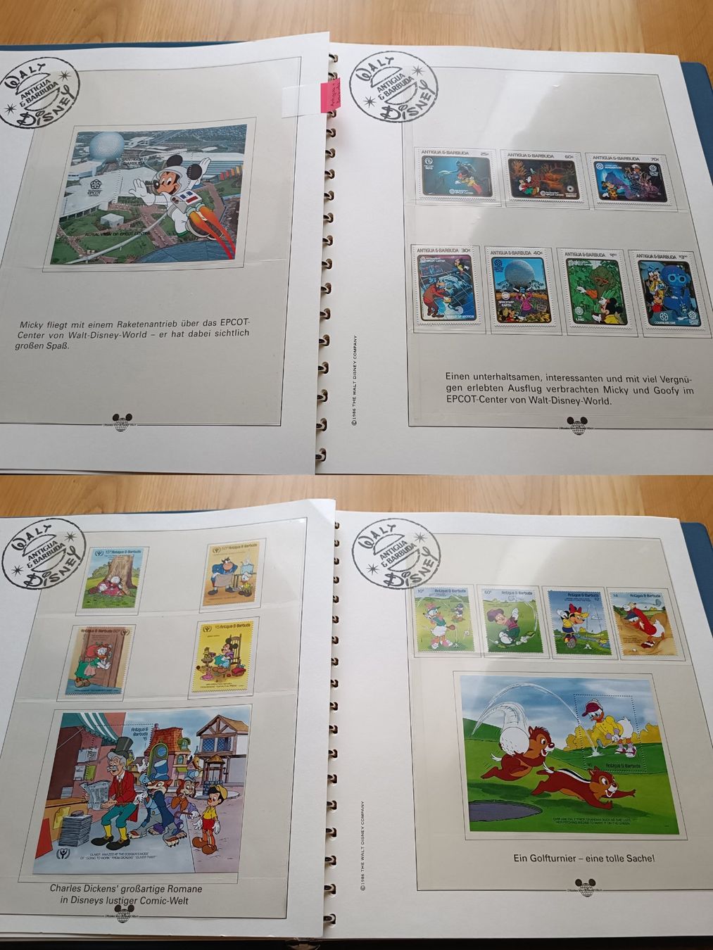 Lindner Alben: Disney Briefmarken Album Lesotho – Gebraucht aus Otelfingen von patida 2