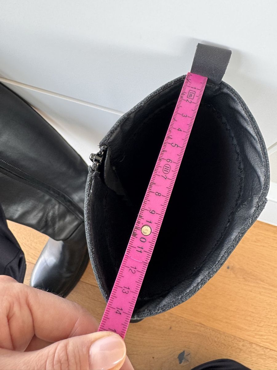 Damenschuhe: ZIGN Leder Plateaustiefel in schwarz Gr. 38 – Gebraucht aus Altendorf von PiaLang 7