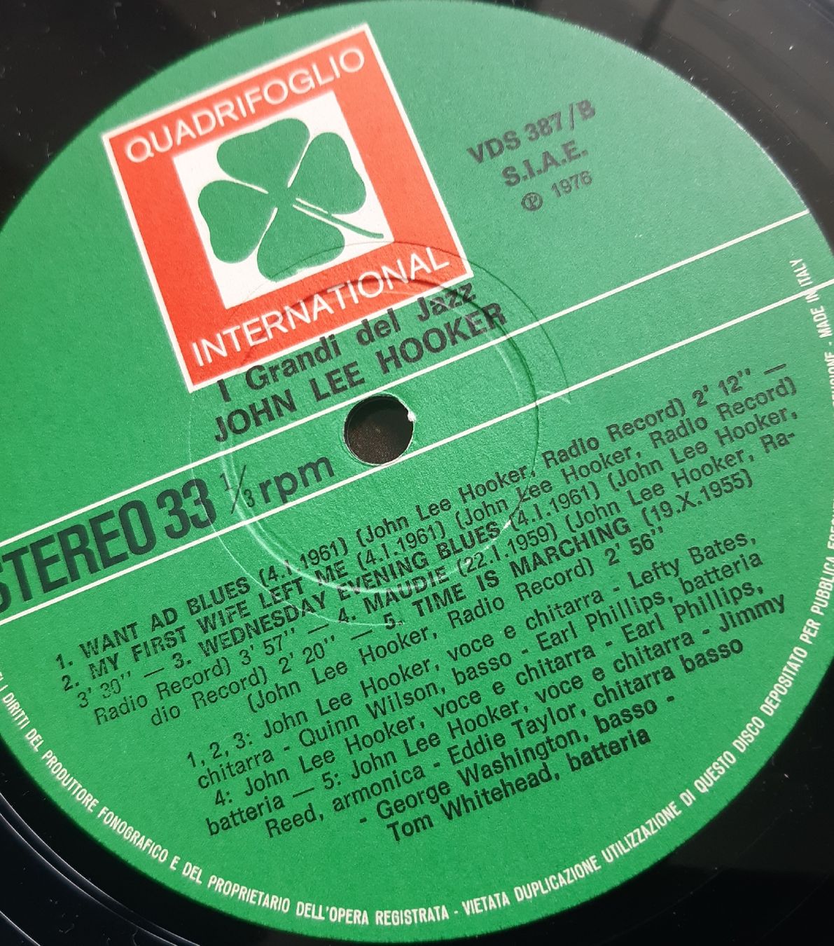 Dischi in vinile: JOHN LEE HOOKER: Rhythm 'n' blues – Usato da Frick venduto da kyb_yq8h 2